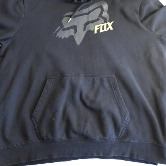 Fox Racing Black Hoodie Sweatshirt (2XL) - Picture 8 of 12